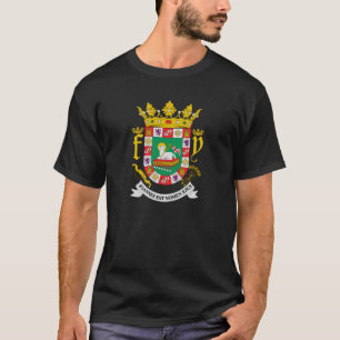 Officieel wapenschild Puerto Rico Heraldry-symbool T-shirt