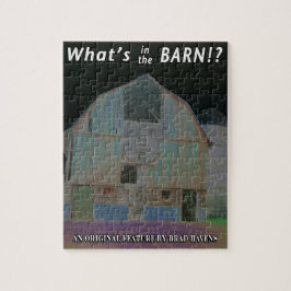 Officieel wat is er in de Barn? Poster op Legpuzzel