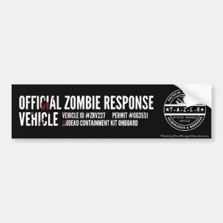 Officieel Zombie Responsvoertuig Bumpersticker