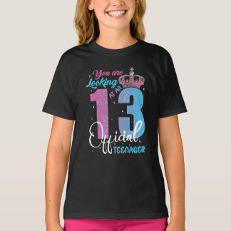 Officiële 13 tiener 13e verjaardag t-shirt