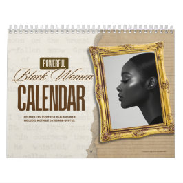 Officiële 2026 Krachtige Zwarte Vrouwen Kalender