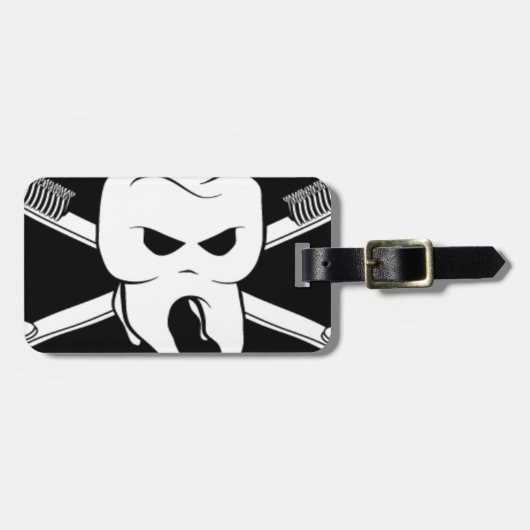 Officiële Amarillo Dentites Bagagelabel (Voorkant horizontaal)