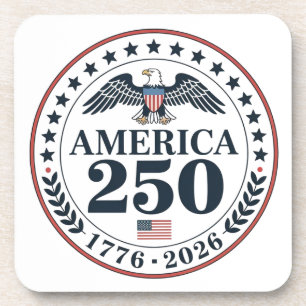 Officiële Amerikaanse 250e Verjaardag Commemoratie Bier Onderzetter
