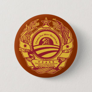 Officiële Amerikaanse Sovjetrepublikeinse Button