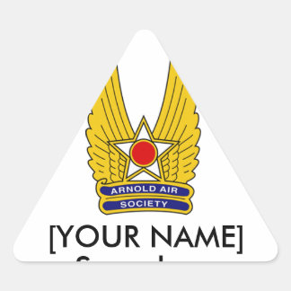 Officiële Arnold Air Society Triangle Sticker