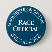 Officiële badge ronde button 7,6 cm (Voorkant)