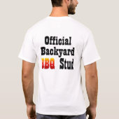 Officiële BBQ Stud 1 t-shirt (Achterkant)