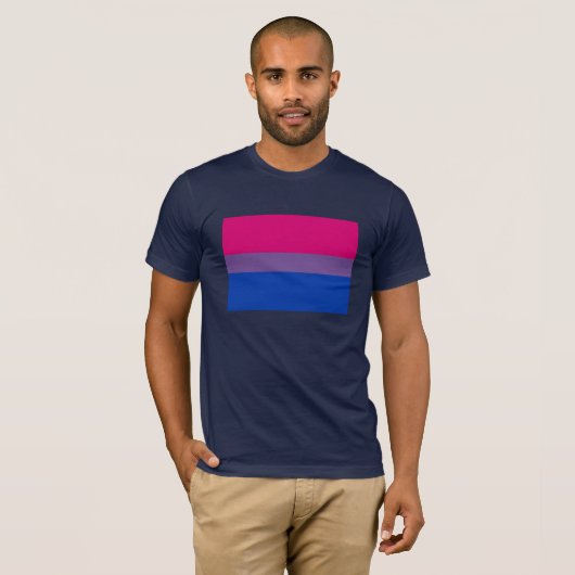 OFFICIËLE BISEXUELE PRIJSVLAG T-SHIRT (Voorkant volledig)