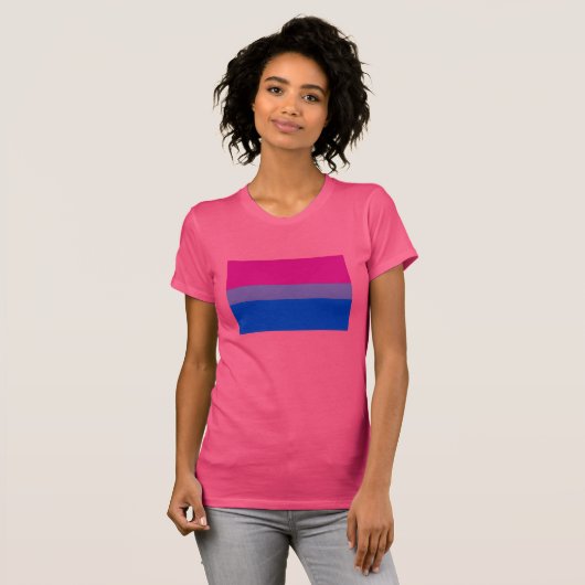 OFFICIËLE BISEXUELE PRIJSVLAG T-SHIRT (Voorkant volledig)