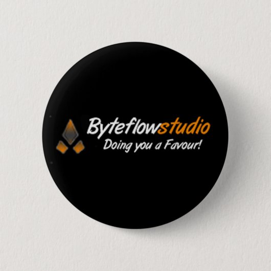 "Officiële" Button van Byteflowstudio (Voorkant)