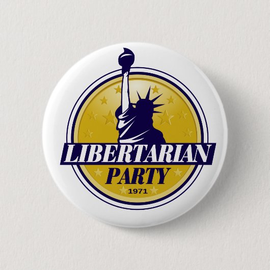 Officiële Button van de Libertarian Party (Voorkant)