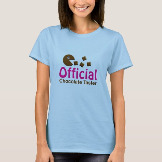 Officiële chocoladetaster - Gepersonaliseerd T-shirt (Voorkant)