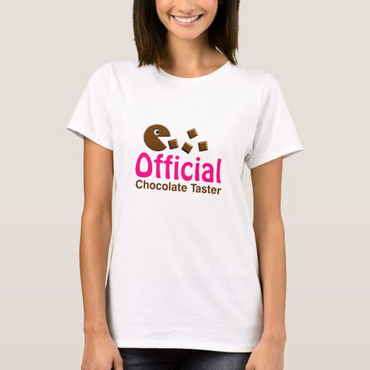 Officiële chocoladetaster t-shirt (Voorkant)