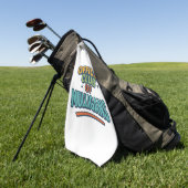 Officiële club van Mulligans Golfhanddoek (Groen)