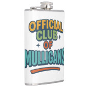 Officiële Club van Mulligans Heupfles (Rechts)