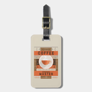 Officiële Coffee Brew Master Bagagelabel