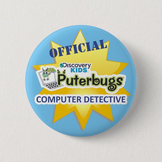 Officiële Computer Detective Button (Voorkant)