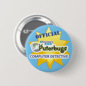 Officiële Computer Detective Button (Voorkant /achterkant)