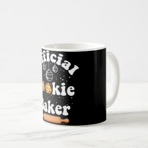Officiële Cookie Bakker Cookie Liefhebbers Kerstmi Koffiemok
