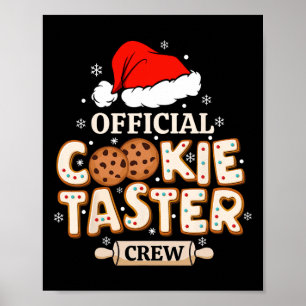 Officiële Cookie Proever Crew Prettig Kerstfeest F Poster