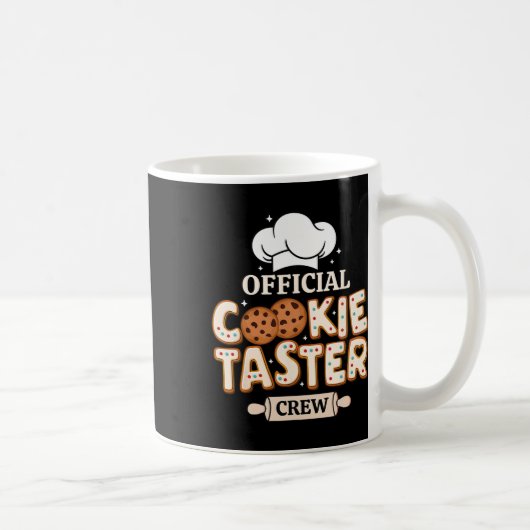 Officiële Cookie Taster Crew Funny Baking Team Fam Koffiemok (Rechts)