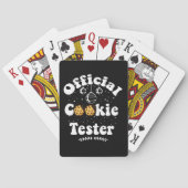 Officiële Cookie Tester Cookie Lovers Kerstmis Pokerkaarten (Achterkant)