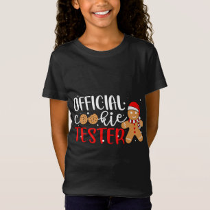 Officiële Cookie Tester Gingerbread Man Christmas T-shirt