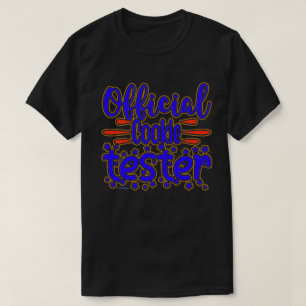 OFFICIËLE COOKIE TESTER grappig cadeau voor cookie T-shirt
