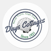Officiële dagen Cottages Sticker (Voorkant)