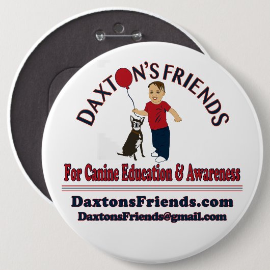 Officiële Daxton's Friends Button (Voorkant /achterkant)