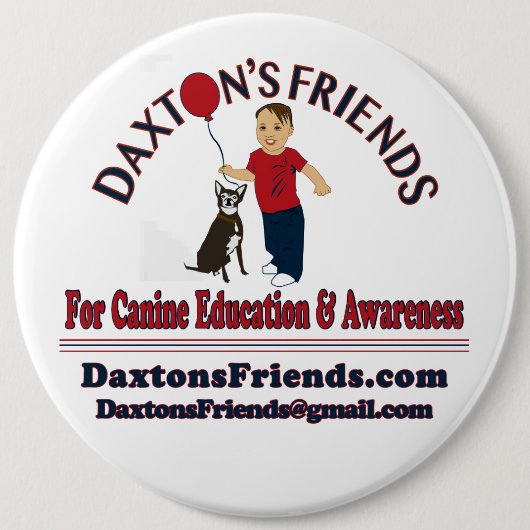 Officiële Daxton's Friends Button (Voorkant)