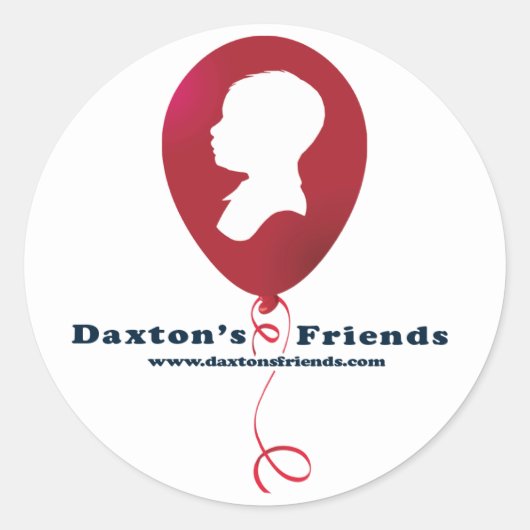 Officiële Daxton's Vrienden Sticker (Voorkant)