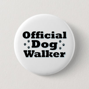 Officiële Dog Walker Ronde Button 5,7 Cm