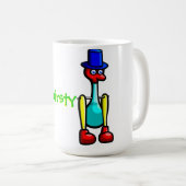 Officiële Drinky Bird Coffee cup Koffiemok (Voorkant rechts)