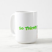 Officiële Drinky Bird Coffee cup Koffiemok (Voorkant links)