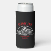 Officiële Elbow Inn® Biker Lucy Slim Koelbox (Seltzer Achterkant)