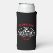 Officiële Elbow Inn® Biker Lucy Slim Koelbox (Seltzer Voorkant)