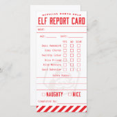 Officiële Elf Rapportcijfers Bedankkaart (Voorkant / Achterkant)