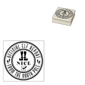 Officiële Elf Report Nice Rubber Stamp Rubberstempel (Gestempeld)