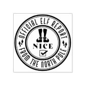 Officiële Elf Report Nice Rubber Stamp Rubberstempel (Afrduk)