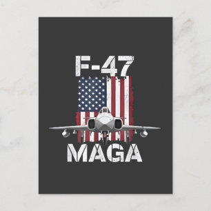 Officiële F47 Maga Fighter Jet F-47 Jet Fighter Ai Aankondigingskaart