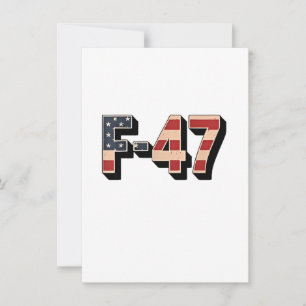 Officiële F47 Maga Fighter Jet F-47 Jet Fighter Ai Kaart