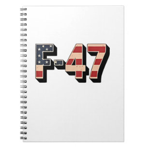Officiële F47 Maga Fighter Jet F-47 Jet Fighter Ai Notitieboek