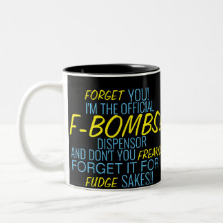Officiële F-Bombs Dispenser Tweekleurige Koffiemok