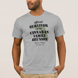 Officiële Familie Reunion Survivor - Florida Green T-shirt