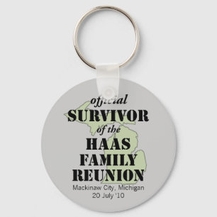 Officiële Familie Reunion Survivor - Michigan Gree Sleutelhanger
