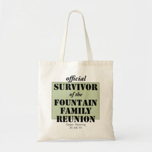 Officiële Familie Reunion Survivor - Wyoming Green Tote Bag