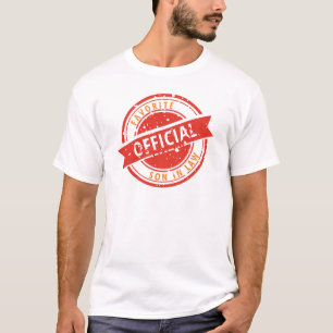 Officiële favoriete zoon in de wet Gift for Son i T-shirt