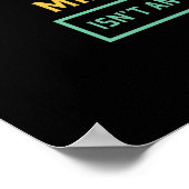 Officiële functie van politicus poster (Hoek)