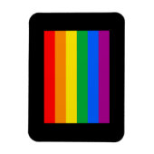 OFFICIËLE GAY PRIDE VLAG MAGNEET (Verticaal)